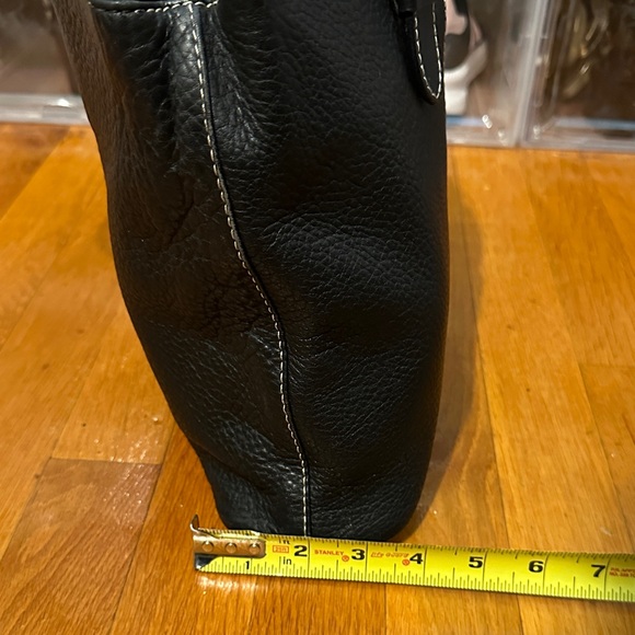 Burberry Black Leather Satchel - Picture 4 of 16